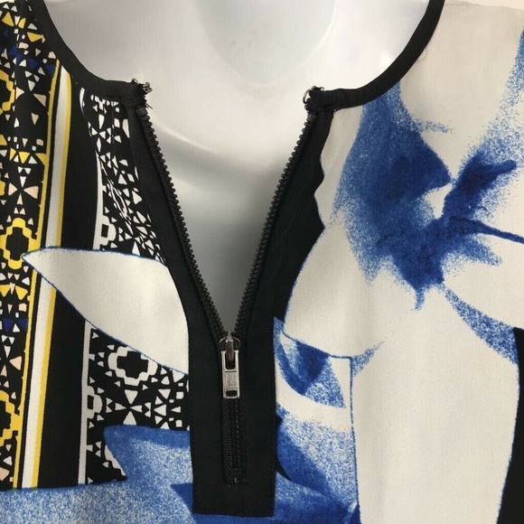 Bar III Tulip Hem Shift Dress Sleeveless Floral S - Picture 5 of 8